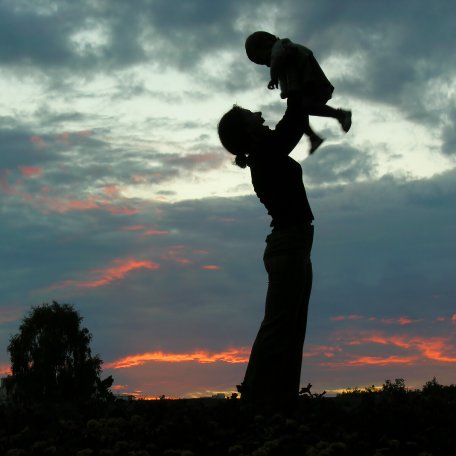 the purpose Women holding daughter amorada love movement